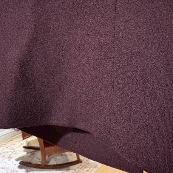 EUC Valerie Stevens 100% Wool Deep Purple Pant Suit Size 8 - Picture 5 of 5